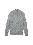 TOM TAILOR Strickpullover KNITTED TROYER 