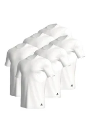 adidas Performance Poloshirt Crew Neck Shirt (6PK) Weiß/Creme/Dunkelblau