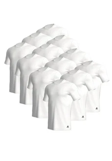 adidas Performance Poloshirt Crew Neck Shirt (12PK) Weiß/Creme