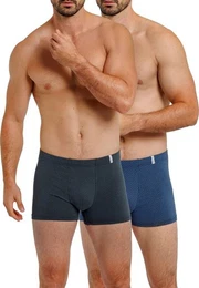 Retro Pants Herren Pants 77261413-navy/print (Packung, 2-St., 2er Pack) Optimale Passform, pflegeleicht, formbestndig, strapazierfhig