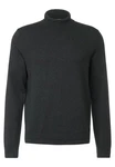STREET ONE MEN Stehkragenpullover Dunkelgrau/Schwarz/Dunkelblau/Grau