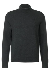 STREET ONE MEN Stehkragenpullover Dunkelgrau/Schwarz/Dunkelblau/Grau