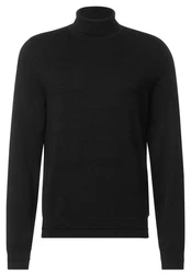 STREET ONE MEN Stehkragenpullover Schwarz