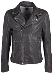 Gipsy by Mauritius Lederjacke Mavric SF NSLV Dunkelgrau/Grau/Creme/Schwarz/Dunkelblau