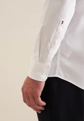 seidensticker Businesshemd Kentkragen Weiß/Creme/Beige/Khaki