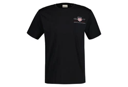 GANT T-Shirt REG ARCHIVE SHIELD EMB Schwarz