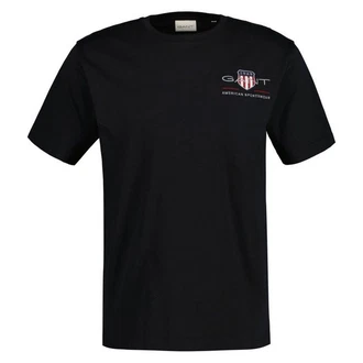 GANT T-Shirt REG ARCHIVE SHIELD EMB Schwarz