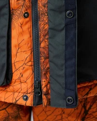 Fjällräven Outdoorjacke Brenner Pro Drückjagd & Treibjagd Dunkelgrün/Grün/Orange