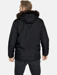 Jan Vanderstorm Outdoorjacke REIMAR mit Kapuze Schwarz/Grau/Blau/Dunkelblau