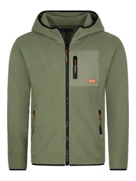 Outdoorjacke Herren Fleecejacke RIVHenning Regular Fit Outdoorjacke mit Teddyfleece