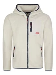 riverso Herren Kapuzenjacke RIVHenning Regular Fit Hoodie Jacke Reißverschluss Fleecejacke Beige/Birch Beige