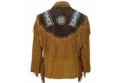 German Wear Trachtenjanker GW960J Westernjacke Reiter Jacke Western-Lederjacke 