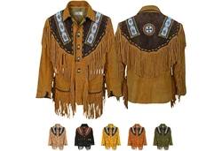 German Wear Trachtenjanker GW960J Westernjacke Reiter Jacke Western-Lederjacke 