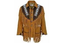 German Wear Trachtenjanker GW960J Westernjacke Reiter Jacke Western-Lederjacke 