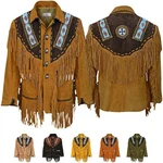 German Wear Trachtenjanker GW960J Westernjacke Reiter Jacke Western-Lederjacke 