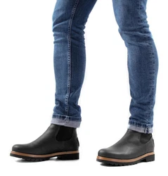 Panama Jack Burton Igloo Chelseaboots Schwarz/Blau