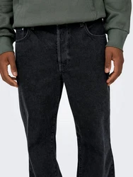 ONLY & SONS Slim-fit-Jeans Loom Schwarz/Dunkelblau
