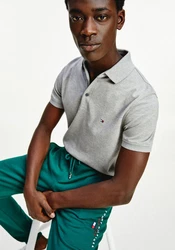 Tommy Hilfiger Poloshirt Core 1985 1985 SLIM POLO Grau/Hellgrau