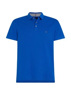 Tommy Hilfiger Poloshirt Core 1985 1985 SLIM POLO Blau/Dunkelblau