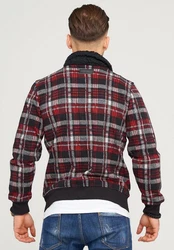 2Y Premium Outdoorjacke LIJAN Dunkelrot/Rot/Bordeaux/Schwarz/Hellblau