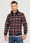 2Y Premium Outdoorjacke LIJAN Dunkelrot/Rot/Bordeaux/Schwarz/Hellblau