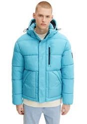 TOM TAILOR Denim Outdoorjacke mit Kapuze 