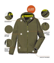 Killtec Outdoorjacke KOS 4 MN JCKT Dunkelgrün