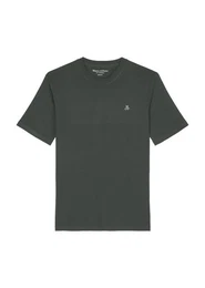 T-Shirt T-shirt, short sleeve, logo print, ribbed collar