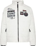CAMP DAVID Outdoorjacke mit Windbreaker-Bündchen Weiß/Creme