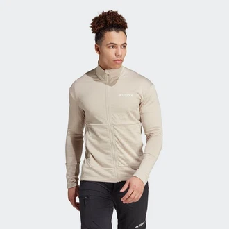 adidas TERREX Fleecejacke MULTI LIGHT Khaki/Beige/Braun