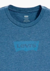 Levi's T-Shirt CREWNECK TEE mit Logo-Front-Print blau/saphir