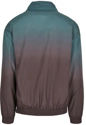 Urban Classics Allwetterjacke Gradient Pull Over Jacket (1-St) Türkis/Grau/Grün