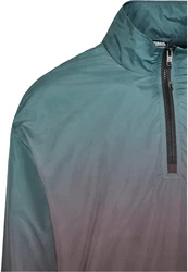 Urban Classics Allwetterjacke Gradient Pull Over Jacket (1-St) Türkis/Grau/Grün