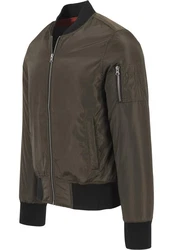 Urban Classics Herren 2-Tone Bomber Jacket Dunkelgrün/Khaki