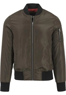 Urban Classics Herren 2-Tone Bomber Jacket Dunkelgrün/Khaki
