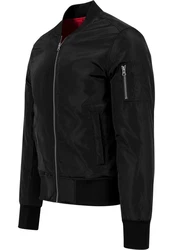 Urban Classics Herren 2-Tone Bomber Jacket Schwarz/Dunkelgrau