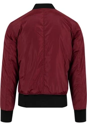 Urban Classics Herren 2-Tone Bomber Jacket Dunkelrot/Rot