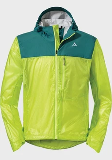 Schöffel Bikerjacke Hybrid Jkt Flow Trail Neonfarben/Grün