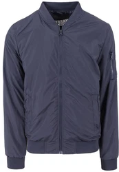 Urban Classics TB1258 Light Bomber Bomberjacke Blau/Dunkelblau/Grau