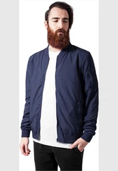 Urban Classics TB1258 Light Bomber Bomberjacke Blau/Dunkelblau/Grau