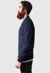 Urban Classics TB1258 Light Bomber Bomberjacke Blau/Dunkelblau/Grau