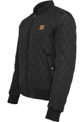 Urban Classics Jacke 'Diamond Quilt' Schwarz