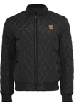 Urban Classics Jacke 'Diamond Quilt' Schwarz