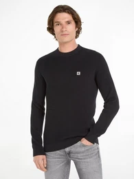 Rundhalspullover CK EMBRO BADGE SWEATER