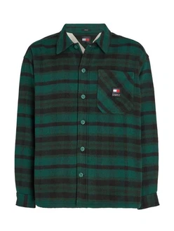 Tommy Jeans Fleecehemd TJM Fleece Lined Check Shirt EXT