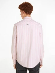 Tommy Jeans Langarmhemd TJM REG OXFORD STRIPE SHIRT Rosa