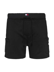 Tommy Jeans Cargoshorts TJM BADGE CARGO SHORT Schwarz