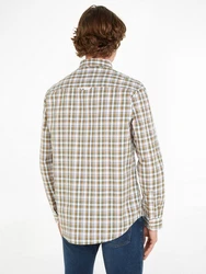 Tommy Jeans Karohemd TJM REG ESSENTIAL CHECK SHIRT Rot/Grün/Khaki/Beige