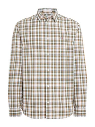 Tommy Jeans Karohemd TJM REG ESSENTIAL CHECK SHIRT Rot/Grün/Khaki/Beige