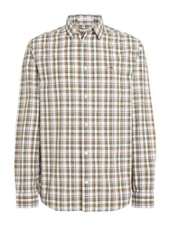 Tommy Jeans Karohemd TJM REG ESSENTIAL CHECK SHIRT Rot/Grün/Khaki/Beige